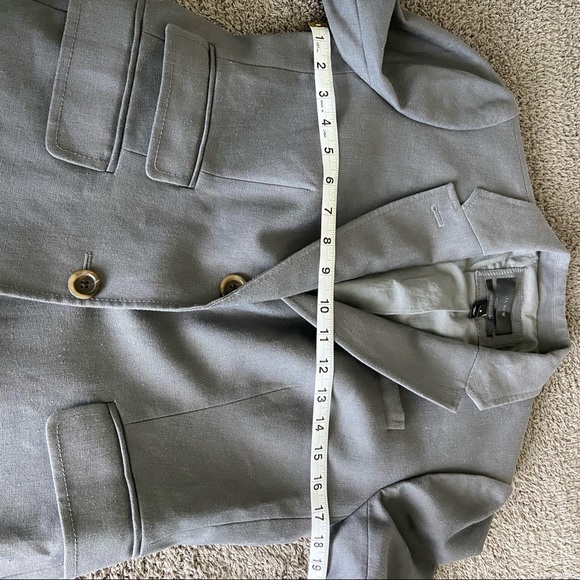 J. Crew Grey Schoolboy Blazer in Linen - Picture 5 of 8